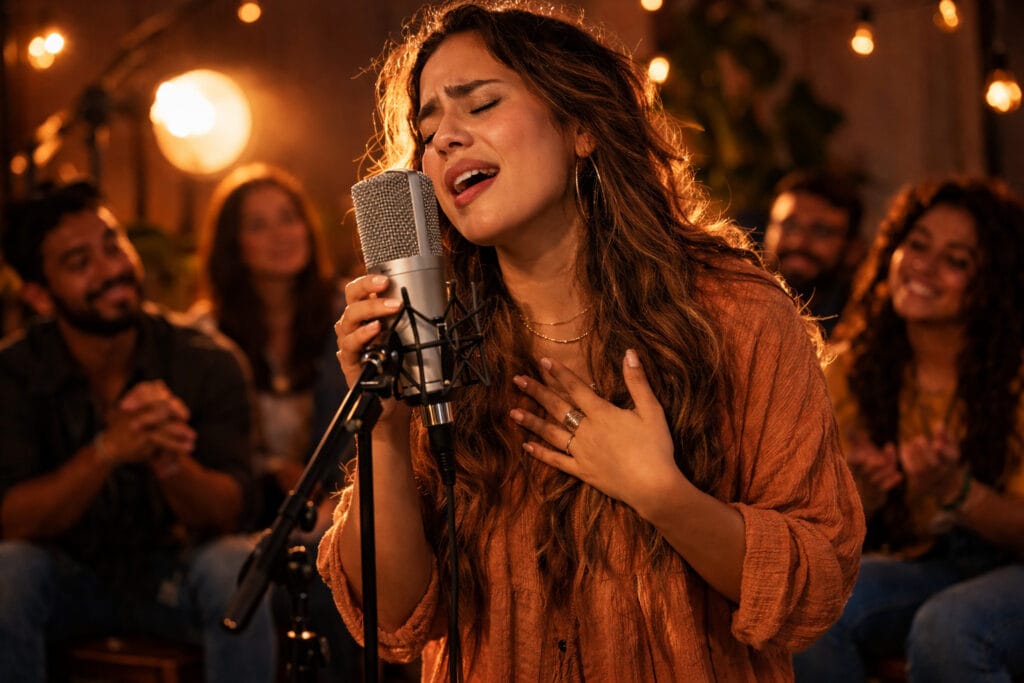 miedo a cantar en público en adultos