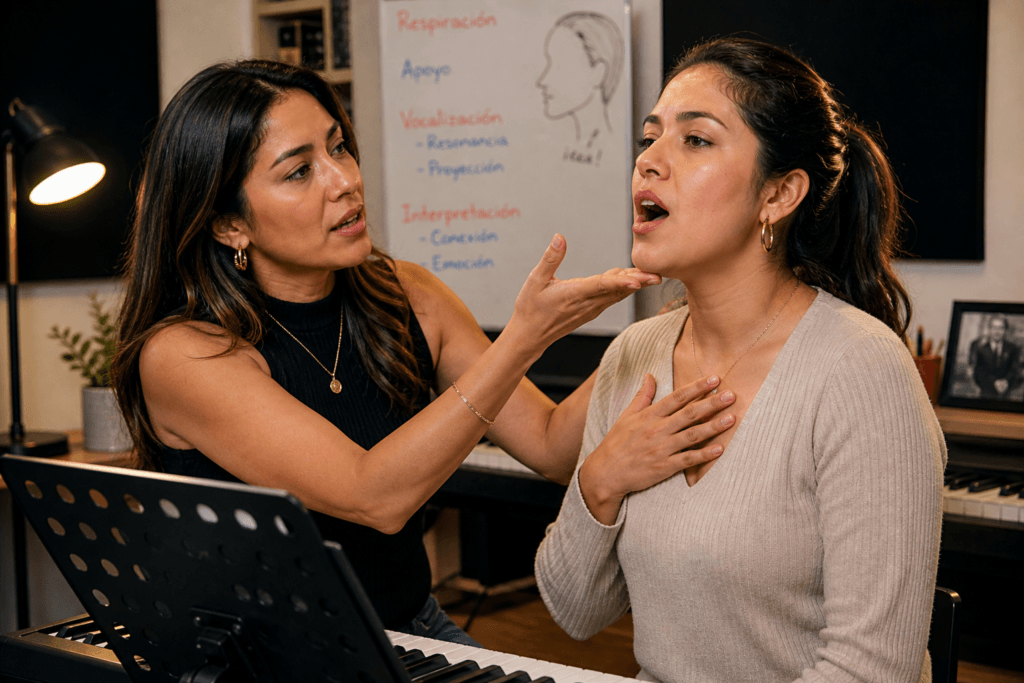 entrenamiento vocal correccion