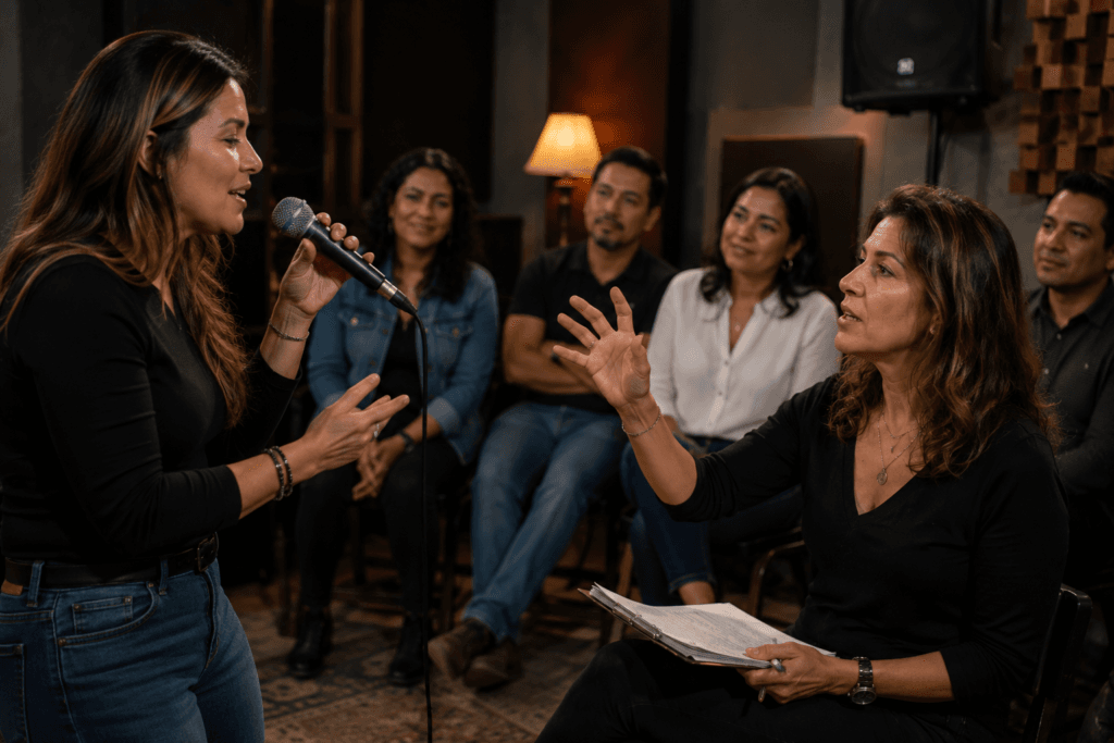 Entrenar tu voz requiere de un profesor que te escuche con atención y te corrija