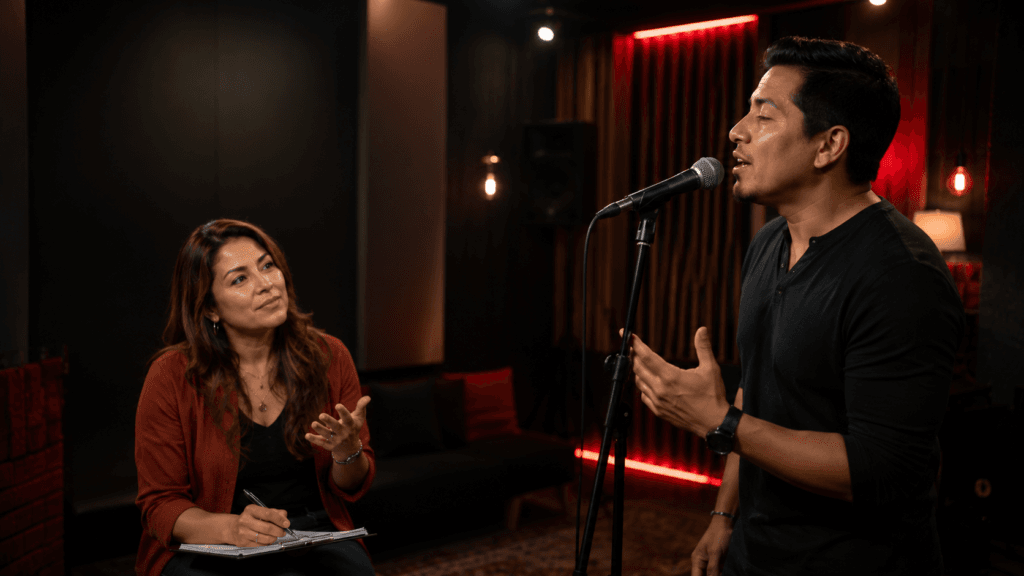 entrenar tu voz con un reto vocal personalizado